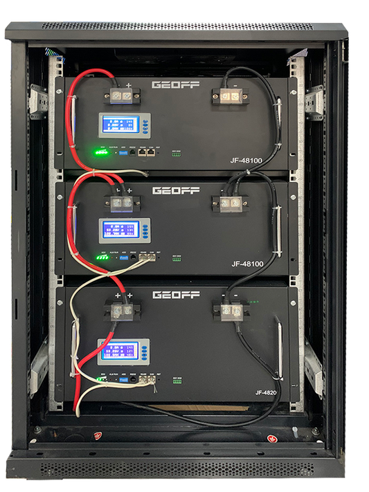 GEOFF 320v 320ah 100kw Integrated hybrid solar system Home energy storage system Stacked iron lithium battery pack LiFePO4 battery