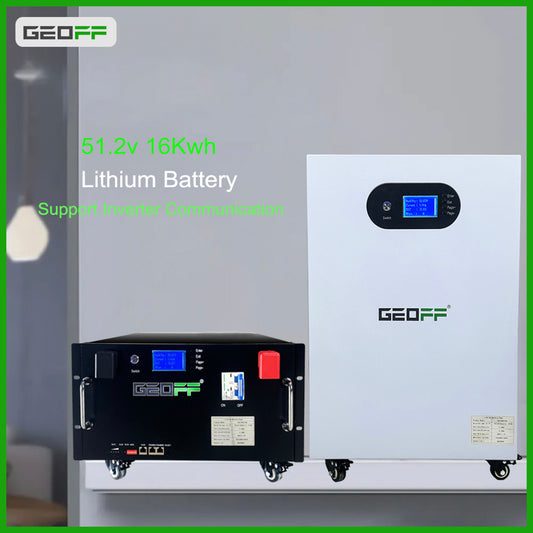 GEOFF 48V 51.2V 280AH 15kw lithium ion batteries off grid solar power system 48v lifepo4 battery Solar Energy Storage Power