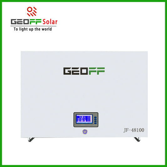 GEOFF 48V 51.2v 104Ah White 5.32kw home solar energy storge lithium lifepo4 battery